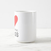 Mug J'adore les films documentaires (Centre)