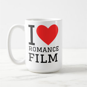 Mug J'adore les films romantiques