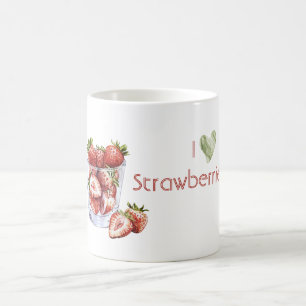 Mug J'adore les fraises 