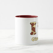 Mug J'adore les girafes (Centre)