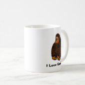 Mug J'adore les gorilles ! Dessin animé (Devant droit)