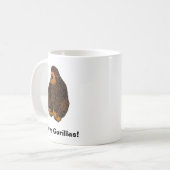 Mug J'adore les gorilles ! Dessin animé (Devant gauche)