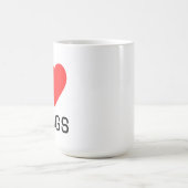 Mug J'adore les grenouilles (Centre)