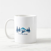 Mug J'adore les grosses décharges Funny Snow Ski Resor (Gauche)