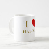 Mug J'adore les haboobs (Devant gauche)