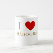 Mug J'adore les haboobs (Centre)