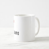 Mug J'adore les haricots de coureur (Devant droit)