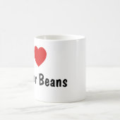 Mug J'adore les haricots de coureur (Centre)