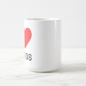 Mug J'adore les hippopotames (Centre)