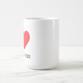 Mug J'adore les histoires de guerre (Centre)