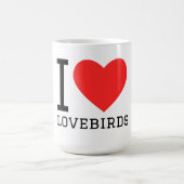 Mug J'adore les inséparables (Centre)