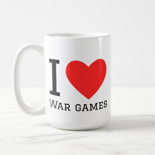 Mug J'adore les jeux de guerre