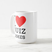 Mug J'adore les jeux de quiz (Devant gauche)