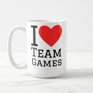 Mug J'adore les jeux d'équipe