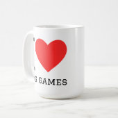 Mug J'adore les jeux rpg (Devant gauche)
