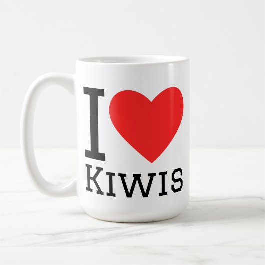 Mug J'adore les kiwis (Gauche)