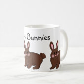 Mug J'adore les lapins (Devant droit)