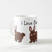 Mug J'adore les lapins (Devant gauche)