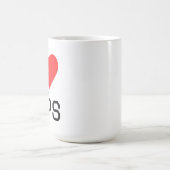 Mug J'adore les lèvres (Centre)