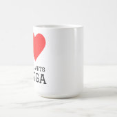 Mug J'adore les mangas d'arts martiaux (Centre)