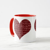 Mug J'adore les maths (Devant gauche)