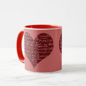 Mug J'adore les maths (Devant gauche)