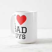 Mug J'adore les méchants (Devant gauche)