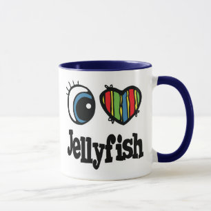 Mug J'adore (♥) les méduses