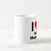 Mug j'adore les musées de cire (Centre)