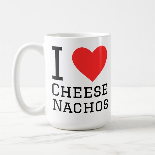 Mug J'adore les nachos au fromage (Gauche)