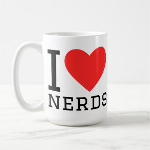 Mug J'adore les nerds
