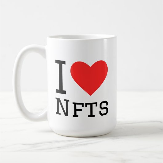 Mug J'adore les nfts (Gauche)