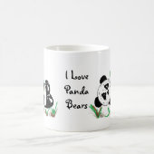 Mug J'adore les pandas (Centre)
