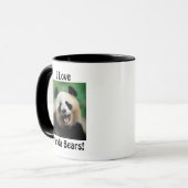 Mug J'adore les pandas (Devant gauche)