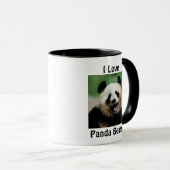 Mug J'adore les pandas (Devant droit)