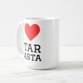 Mug J'adore les pâtes étoilées (Devant gauche)