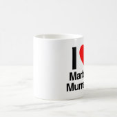 Mug j'adore les peintures murales marbrées (Centre)