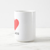 Mug J'adore les perruches (Centre)