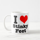 Mug J'ADORE les pieds qui puent (Gauche)