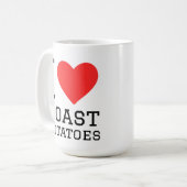 Mug J'adore les pommes de terre rôties (Devant gauche)