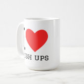 Mug J'adore les pompes (Devant gauche)