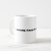 Mug J'Adore Les Produits Faulty. (Devant gauche)
