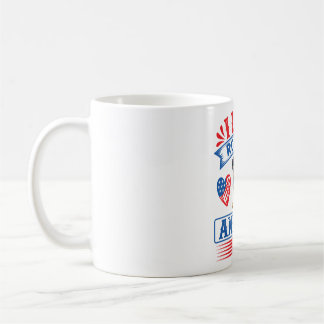 Mug J'adore les Rotties et les États-Unis