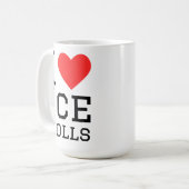 Mug J'adore les rouleaux de glace (Devant gauche)