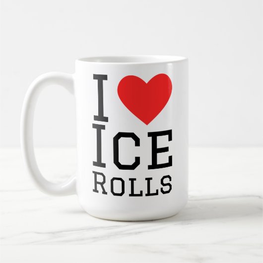 Mug J'adore les rouleaux de glace (Gauche)