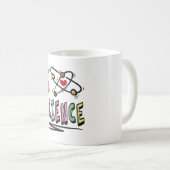 Mug J'adore les sciences (Devant droit)