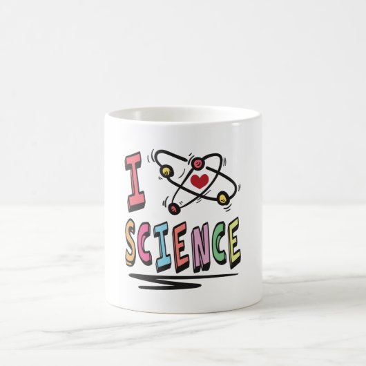 Mug J'adore les sciences (Centre)