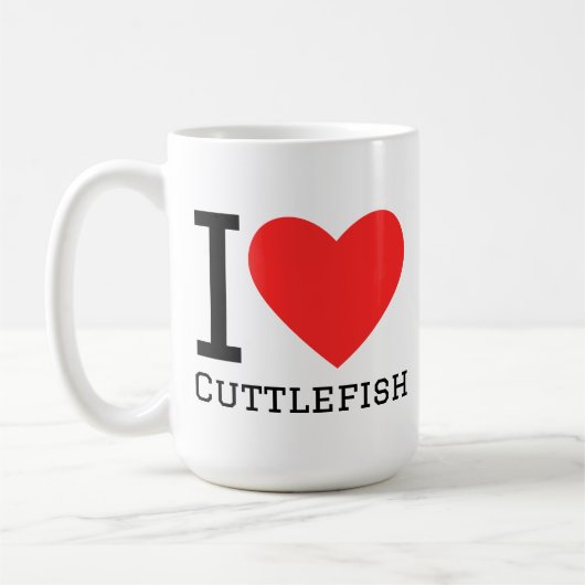 Mug J'adore les seiches (Gauche)