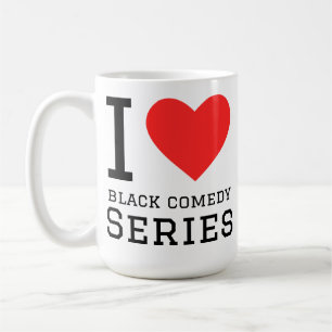 Mug J'adore les séries de comédie noire