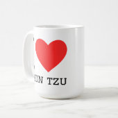Mug J'adore les shin tzu (Devant gauche)